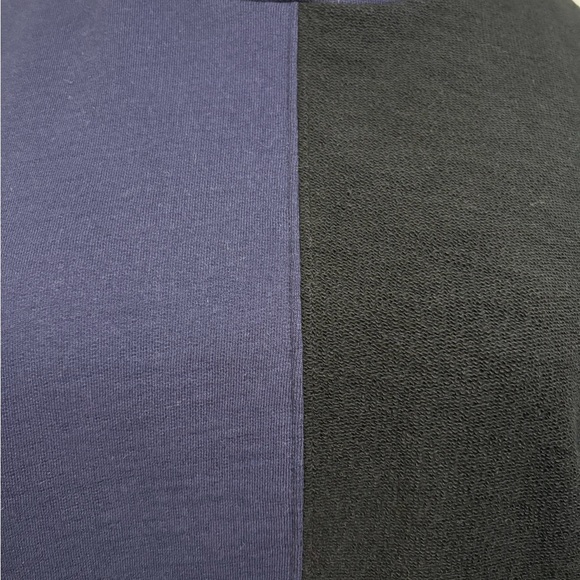 Goldie Linwinter Peruvian Cotton Colorblock Sweater - Black and Blue. Very comfy - Picture 3 of 14